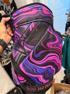 Golf 360 Degree Pink & Purple den caddy Custom